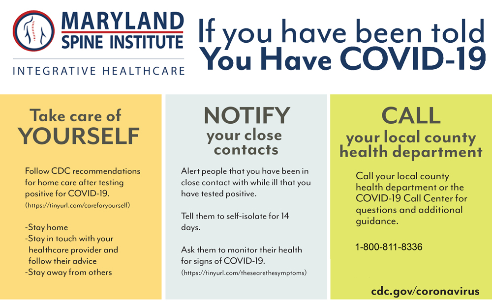 If You've Been Told You Have COVID-19 in Bel Air MD