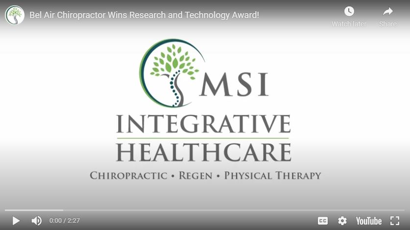 Chiropractic Bel Air MD MSI Integrative Healthcare