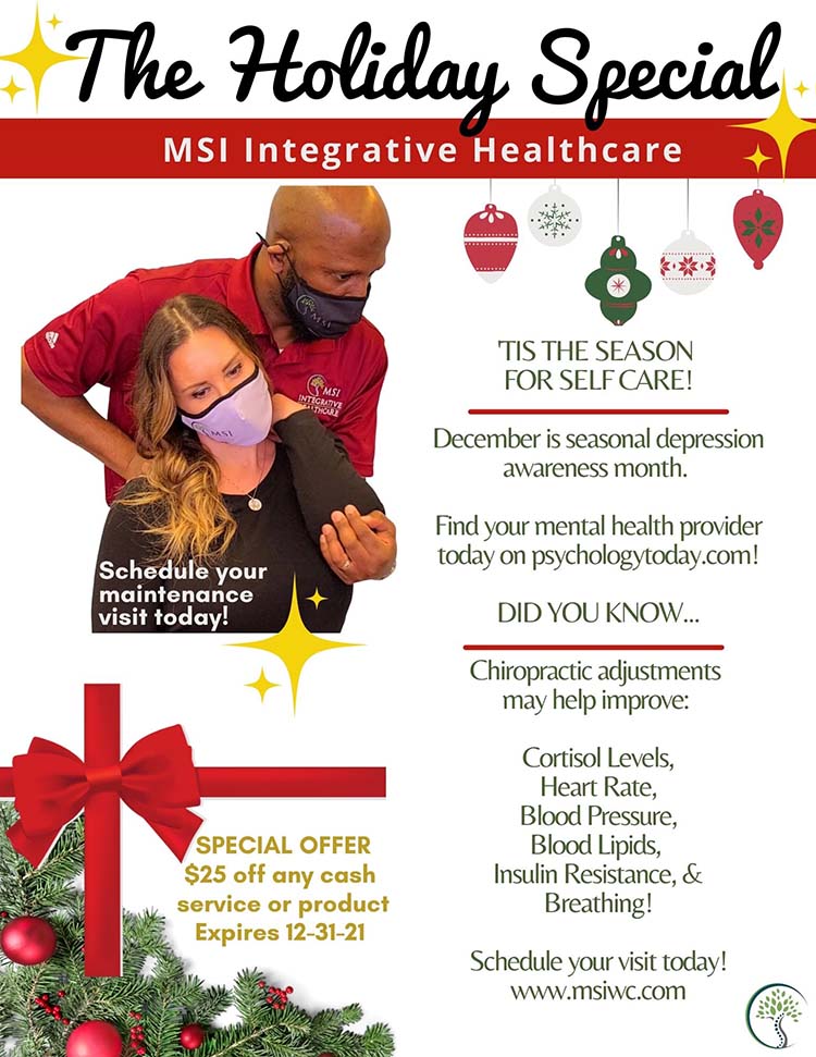 Chiropractic Bel Air MD Holiday 2021 Newsletter